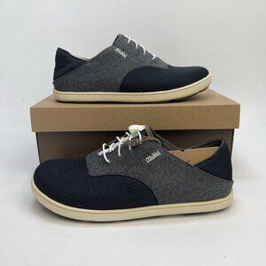 Olukai Nohea Moku Mens Sz 8 Shoes DK Shadow Slip On Mesh Sneaker Casual Comfort